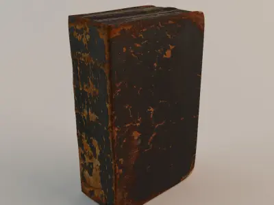 Old Book Bible 3D model