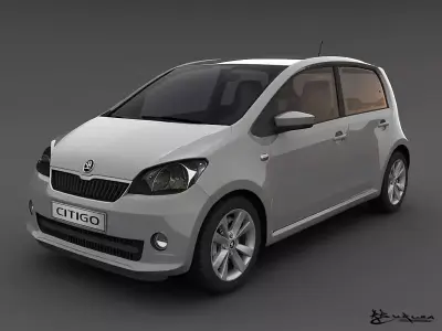 Skoda Citigo 5doors 2013 3D model