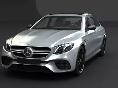 Mercedes Benz E63S AMG 3D model