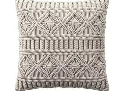 Cushions Mudanya Cotton Geometric Pattern 3D model