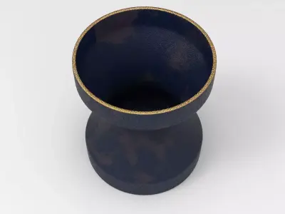 Mun Vase Low-poly 3D model