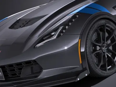 Chevrolet  Corvette Grand Sport 2017 3D model