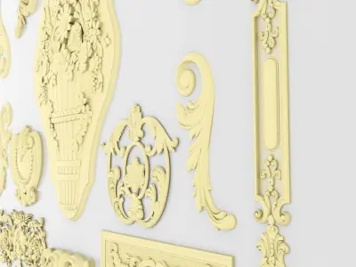 Ornamental Kitbash 3D print model