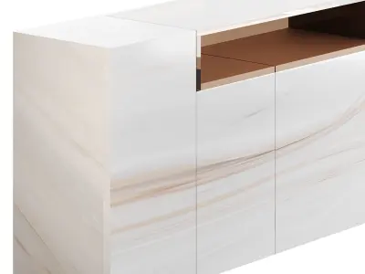 glass sideboard 3D model