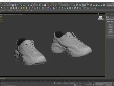Sneakers Low-poly 3D model