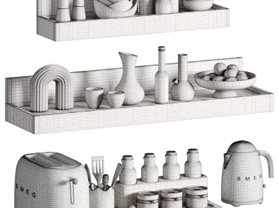 kitchen accessories 011 3D model