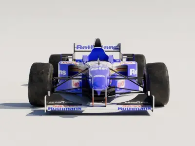 Williams FW18 1996 Formula 1 Car 3D model