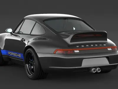 Porsche 993 Gunther Werks 400R 3D model
