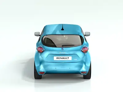 Renault ZOE Low-poly 3D model