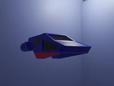 Futuristic Hover Car 3D model