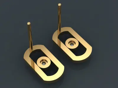 Messika Earrings 3D print model