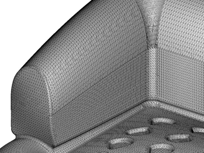 Premium Cushion Sofa 3D print model