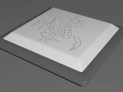 20 cigarette case Free low-poly 3D model