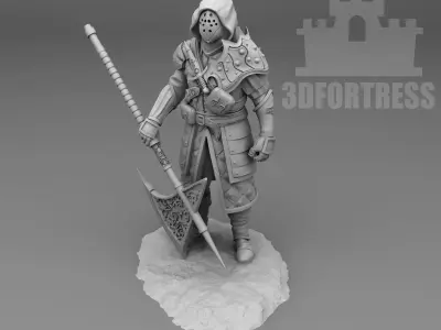 Axe Soldier 3D print model