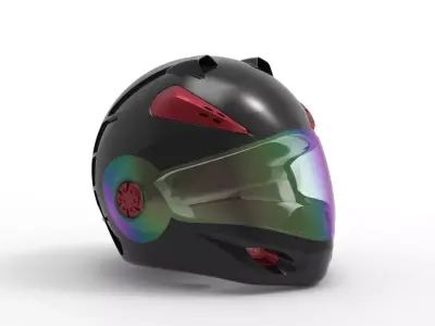Motorbike Helmet 3D model
