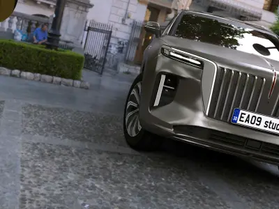 Hongqi E-HS9 3D model