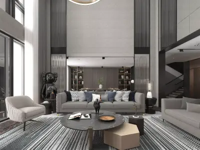 Duplex Apartment Interior 3D model