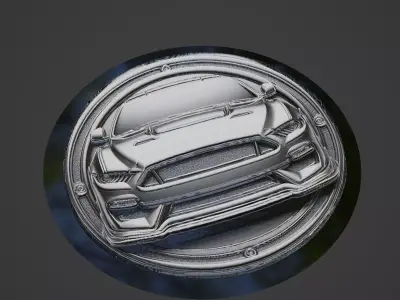 Car Pendant Medallion 3D print model
