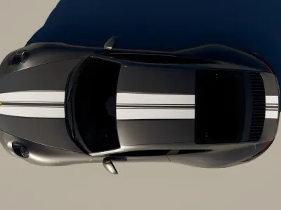 Porsche Sport Classic 2023 3D Model Low-poly 3D model