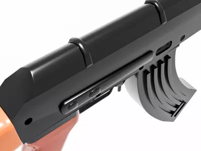 Automatic weapon 3D model