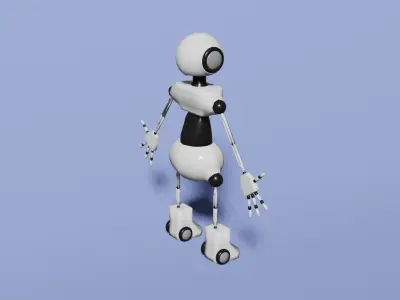 Basic robot Free 3D model