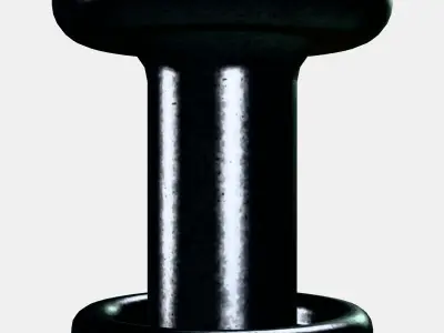 SKRUVSHULT Button Low-poly 3D model