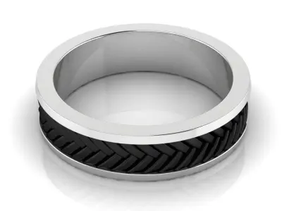 Ring M152 The luxury for woman and men wedding ring 3D print model