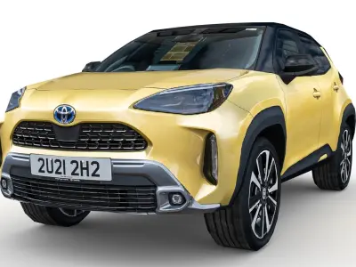 Toyota Yaris Cross 2021 Low-poly 3D model