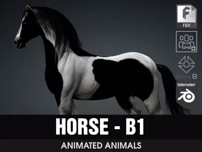Horse-B1 3D model