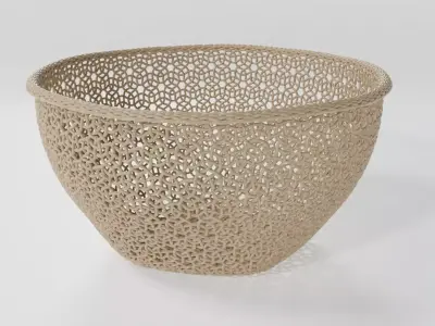 WICKER BASKET23 3D model