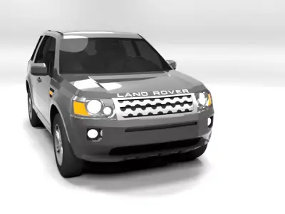 LAND ROVER FREELANDER 2011LOWPOLY Low-poly 3D model
