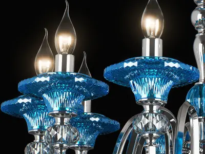 699104 Azzurro Osgona Chandelier 3D model