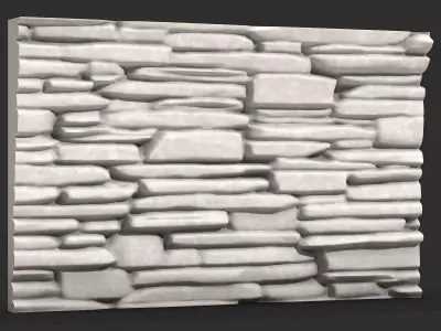 Wall Environment Prop Pack 3D print model