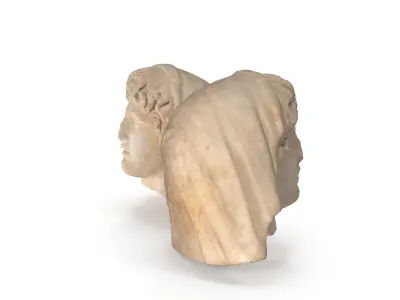Roman Woman Statue 3D model