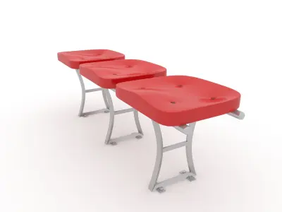Stadium Seats 8 3D model