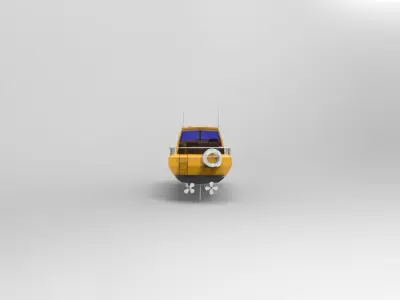 Pilot boat A 3D model