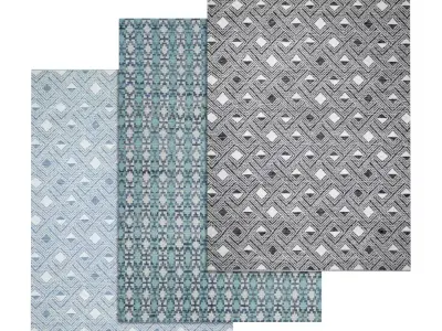 Rug Set 336 3D model