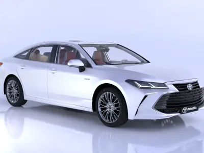 Toyota Avalon High-Detail 3D Model with Fully Detailed Interior 3D model