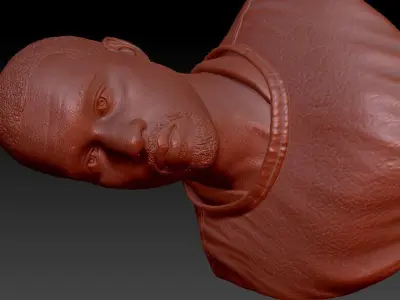 Kanye West 3D print model