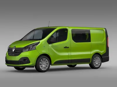 Renault Trafic Combi 2017 3D model