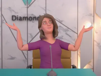 Doctor Or Nurse Girl 3D model