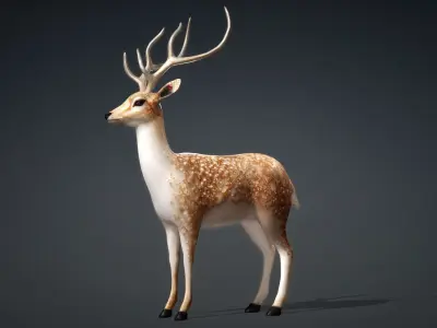 Deer-C4 3D model