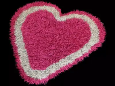 Rug heart 3D model