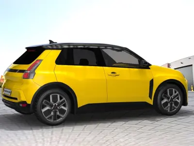 Renault 5 E- tech 2024 3D model
