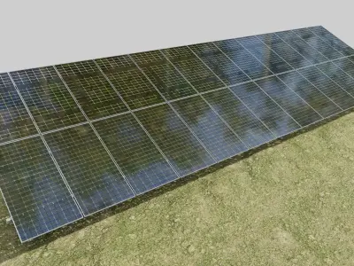 Solar Panel Steel Construction Type 20 3D model