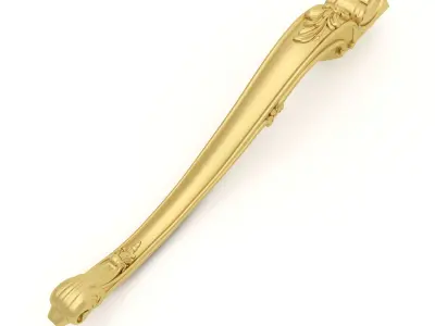 Cnc Furniture Leg 5 3D model