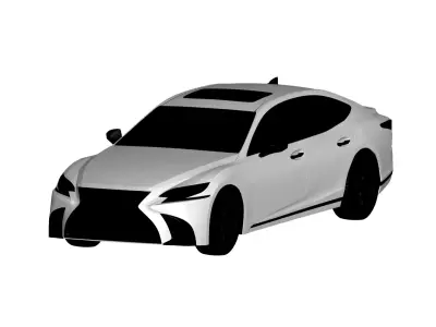 Lexus LS  3D model