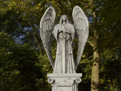 Guardian Angel Low-poly 3D model