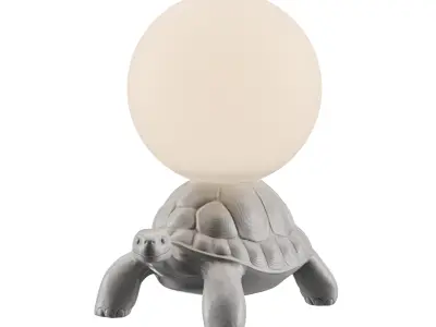 TURTLE CARRY LAMP by QEEBOO Low-poly 3D model