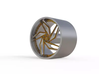 RUCCI FORGED breitling WHEEL 3D PRINT MODEL 3D print model